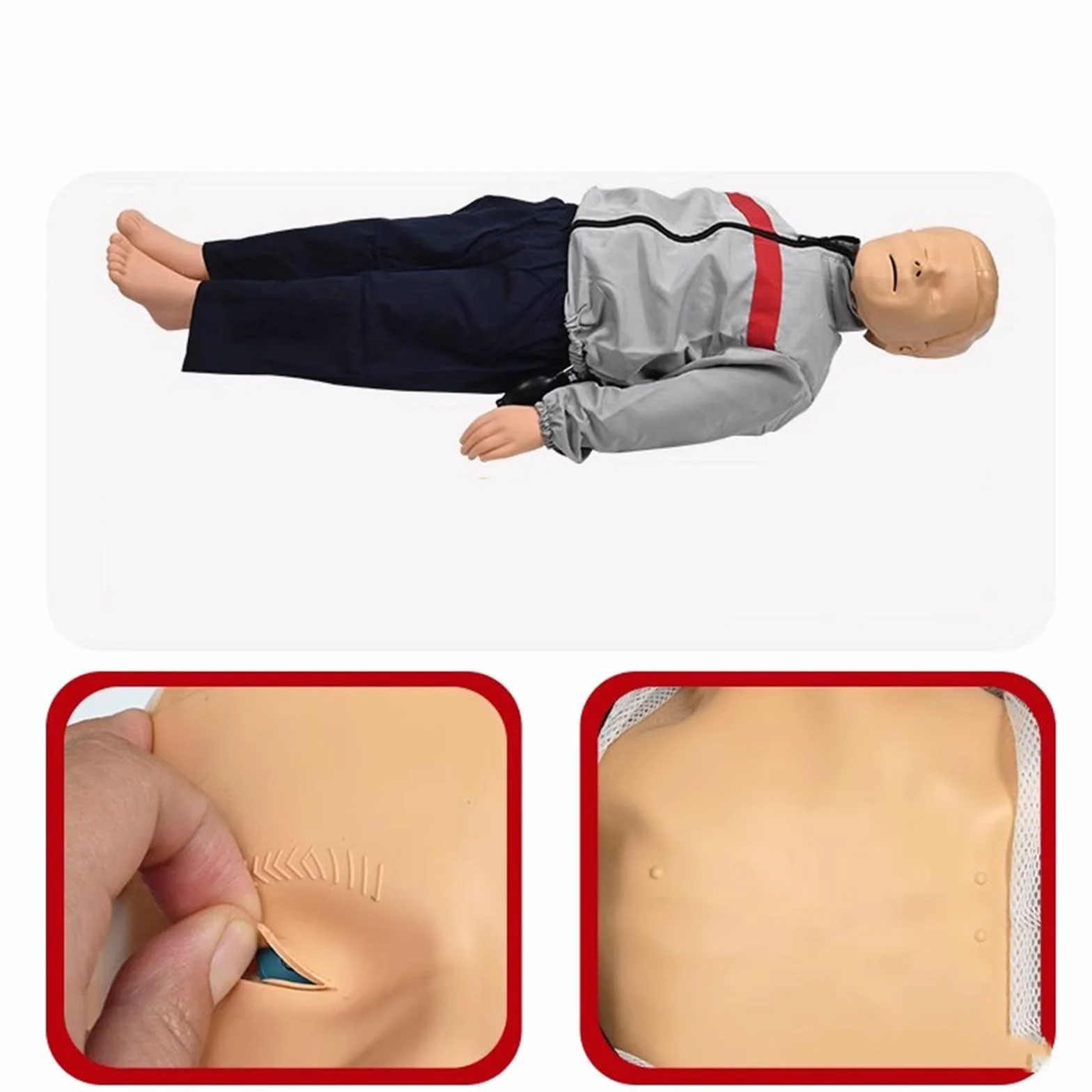 Manichino CPR Tutto Il Corpo Bambino Rianimazione Pediatrico RCP Pronto Soccorso Ostruzione Vie Aeree