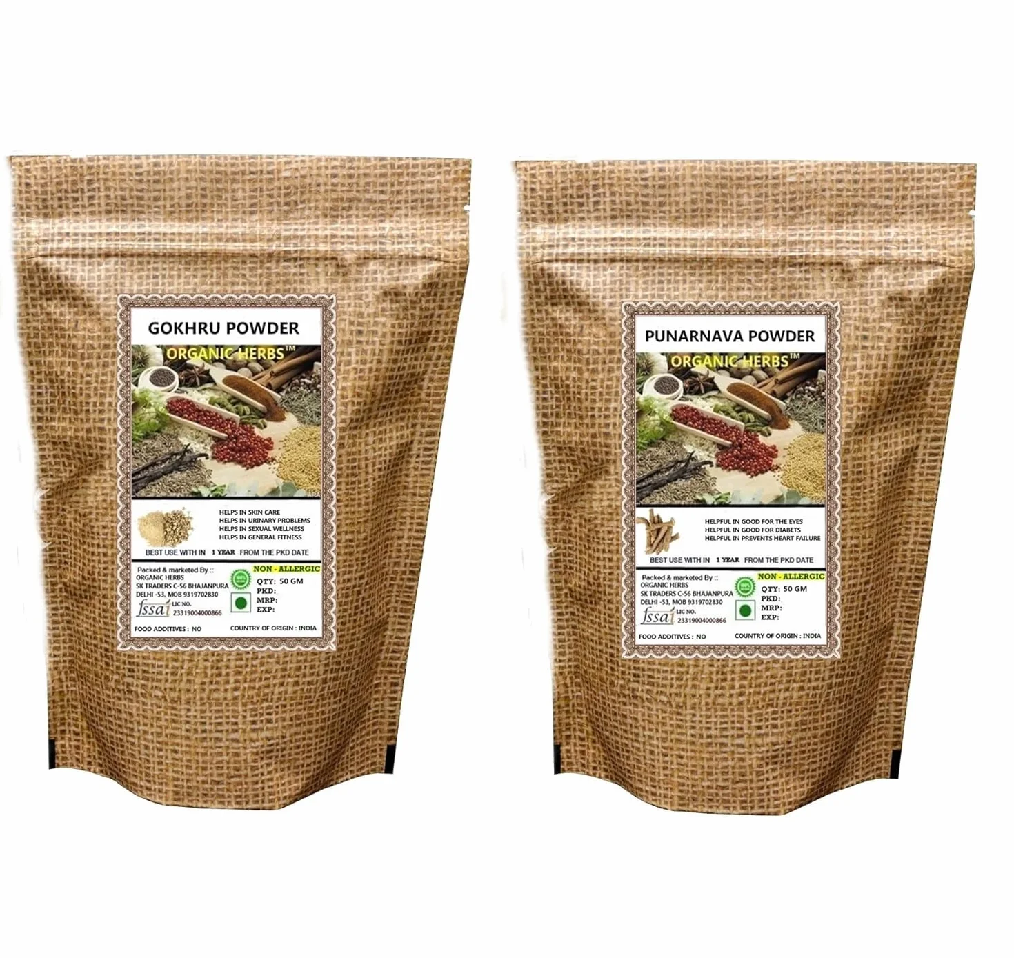 GOKHRU & PUNARNAVA Polvere 50 GM