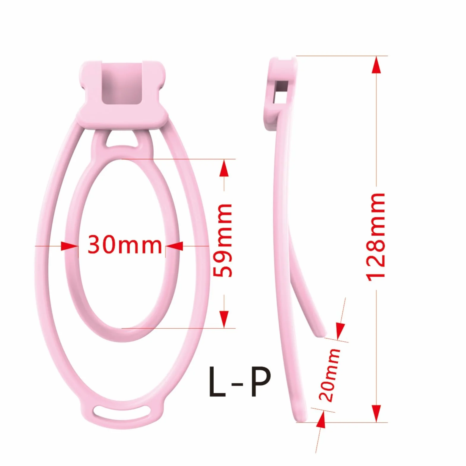 Clip FuFu curve protettive da uomo 3 misure cintura regolabile anti-distacco