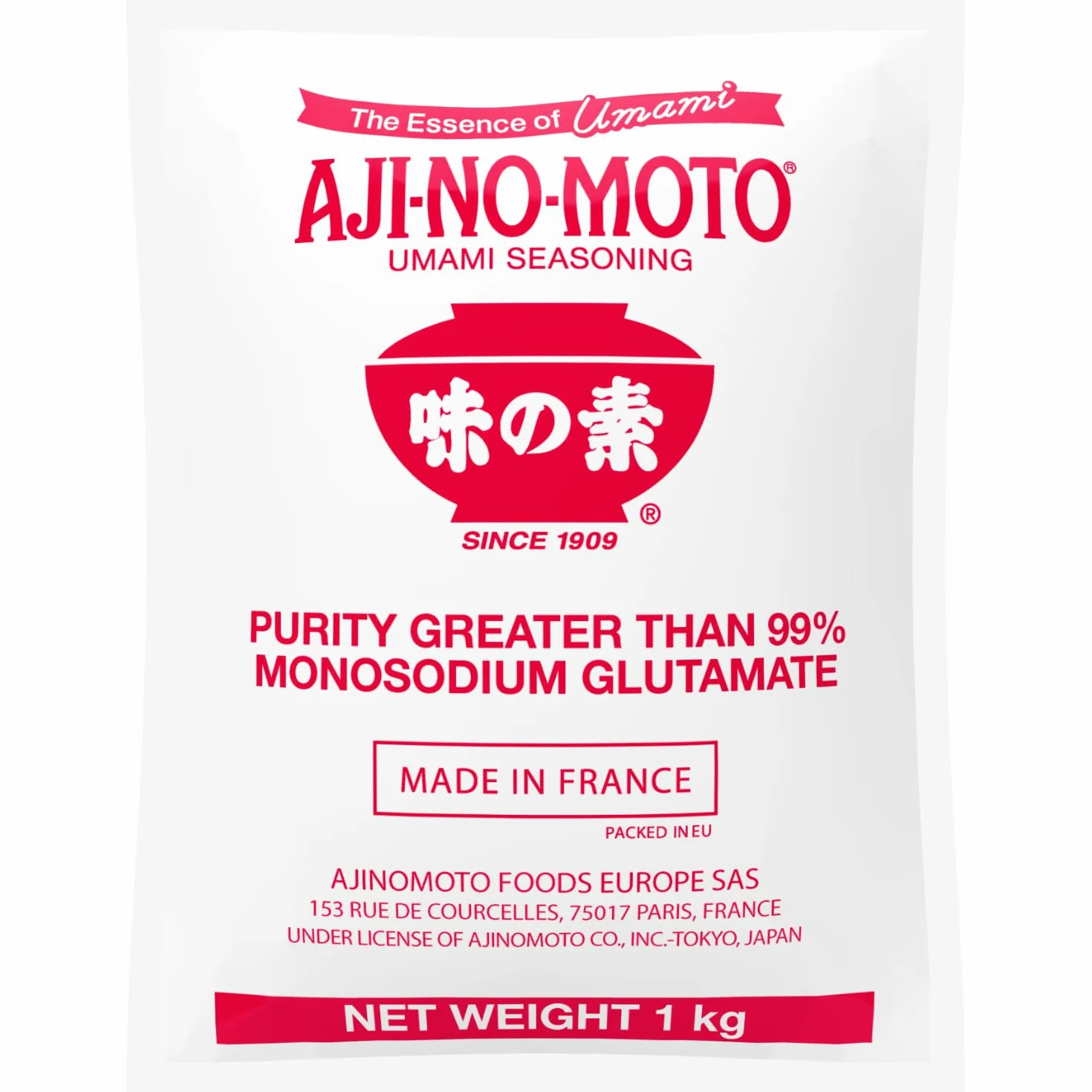AJINOMOTO - Glutammato monosodico - 1 X 1 KG