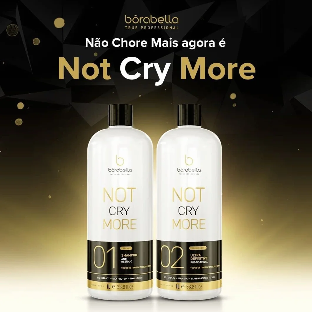 Borabella Progressiva Not Cry More Sem Formol 2x1000ML