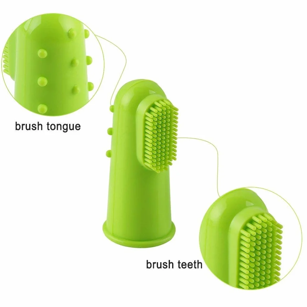 Vicloon Spazzolino da Dito, 6Pcs Spazzolino da Denti in Gomma, Spazzolini Neonati in Silicone, Multicolore Spazzolino Bambini Sicuro da Denti per Gengive Massaggio Orale con Custodia