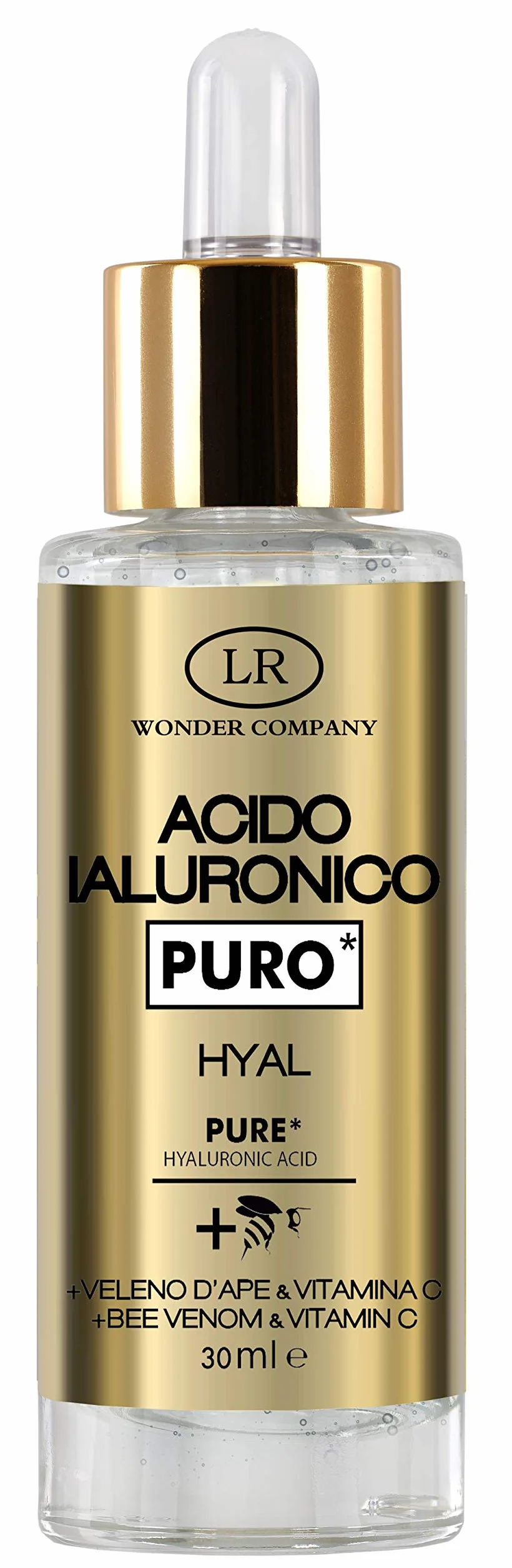 Wonder Company HYAL kwas hialuronowy żel z jadem pszczelim i witaminą C 30 ml