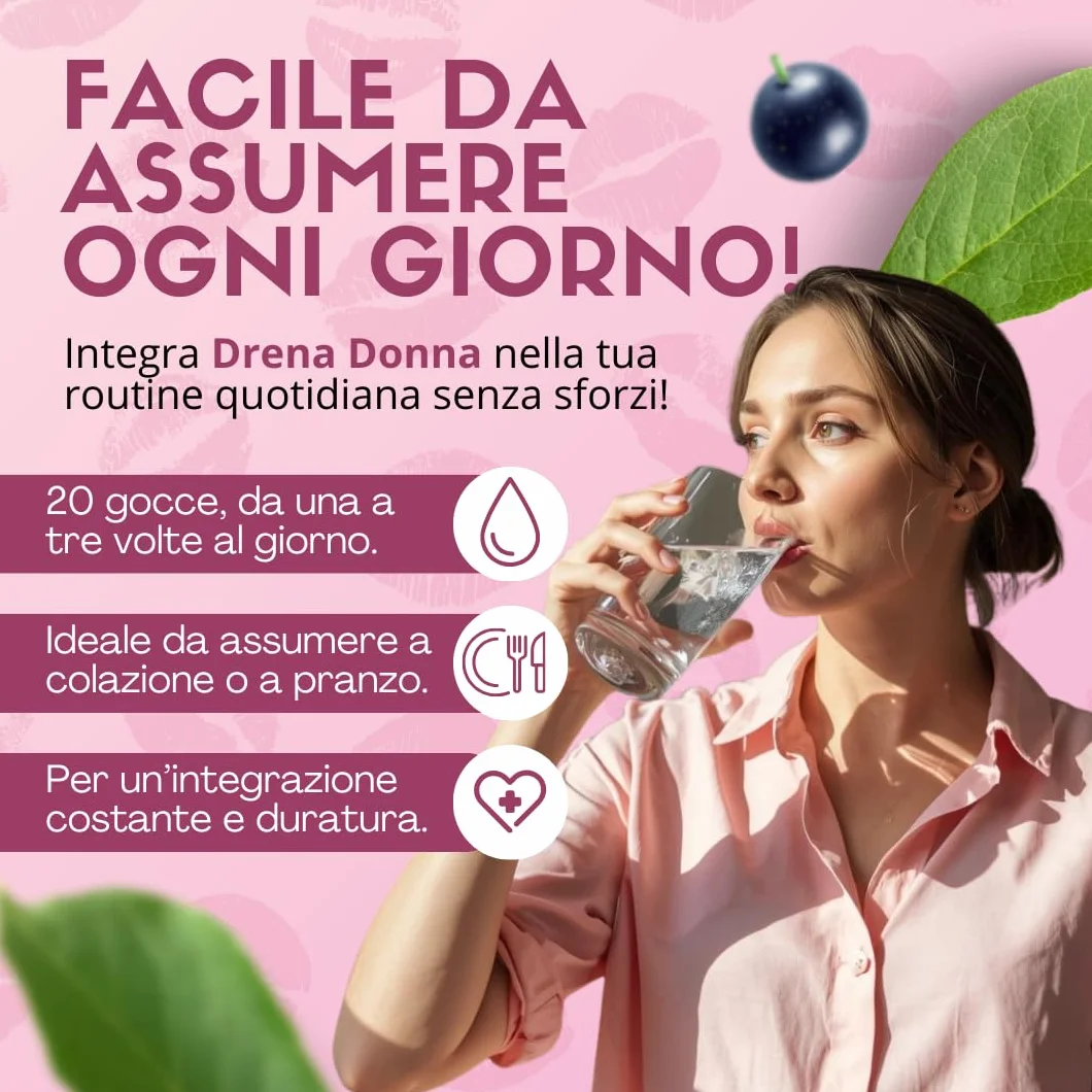 Ribes Nigrum Nero Diuretico Drenate Antiallergico Gocce 100 ML Ritenzione Idrica Allergie Salute Vie Urinarie Respiratorie Made in Italy