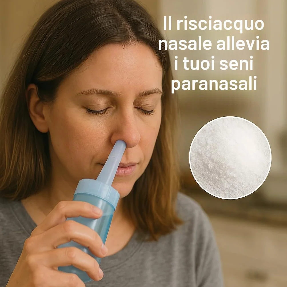 Soluzione Fisiologica per Irrigazione Nasale 60 Bustine 2,7 g – Lavaggi Nasali Adulti e Bambini