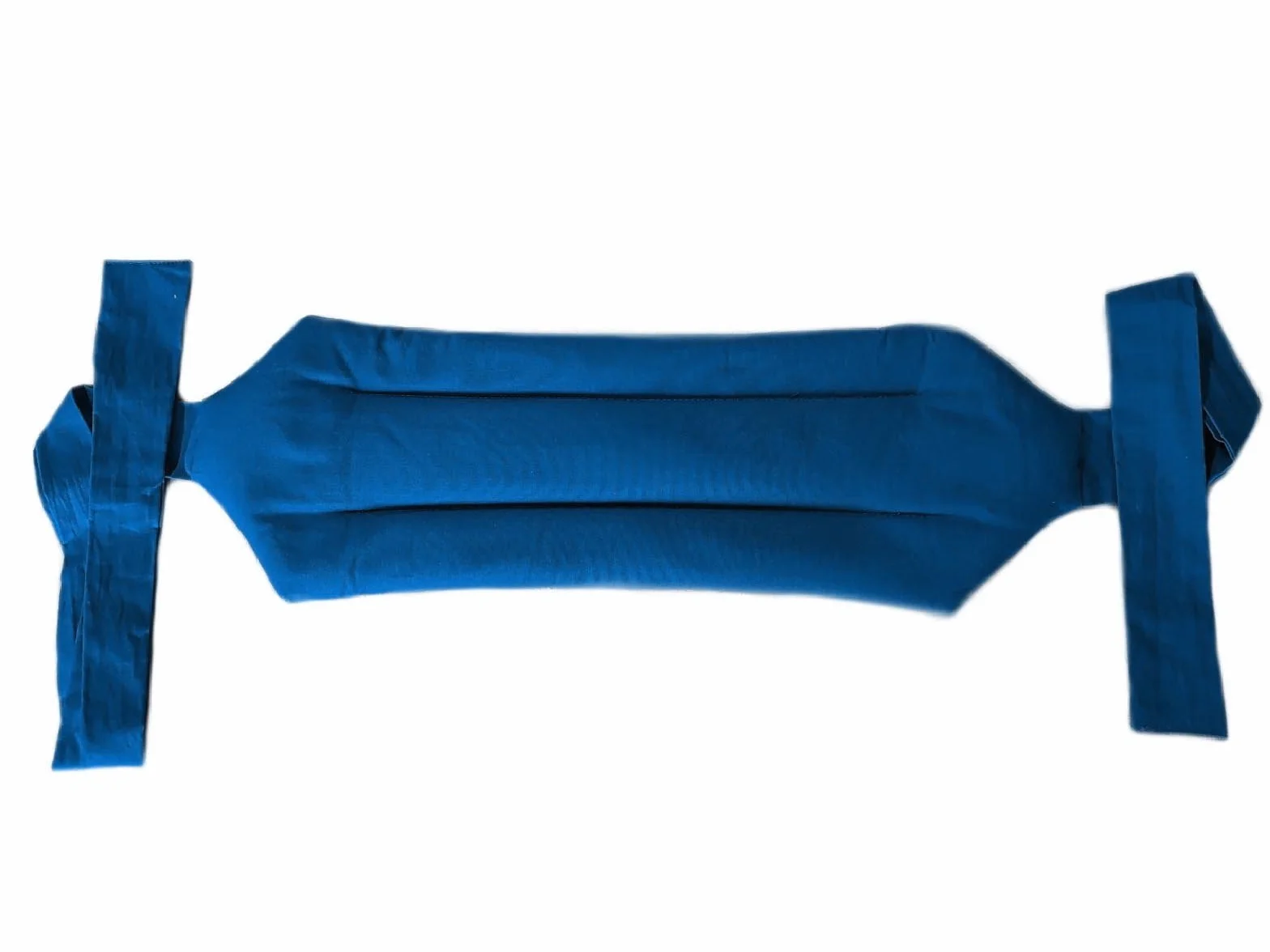 FASCIA DORSALE TERMICA -Blu- Riscaldante con Noccioli di Ciliegia per Collo, Spalle, Schiena, Addominale, Cervicale, Lombare, Scaldacollo, Antistress, Effetto Massaggiante, Riscaldabile in Microonde