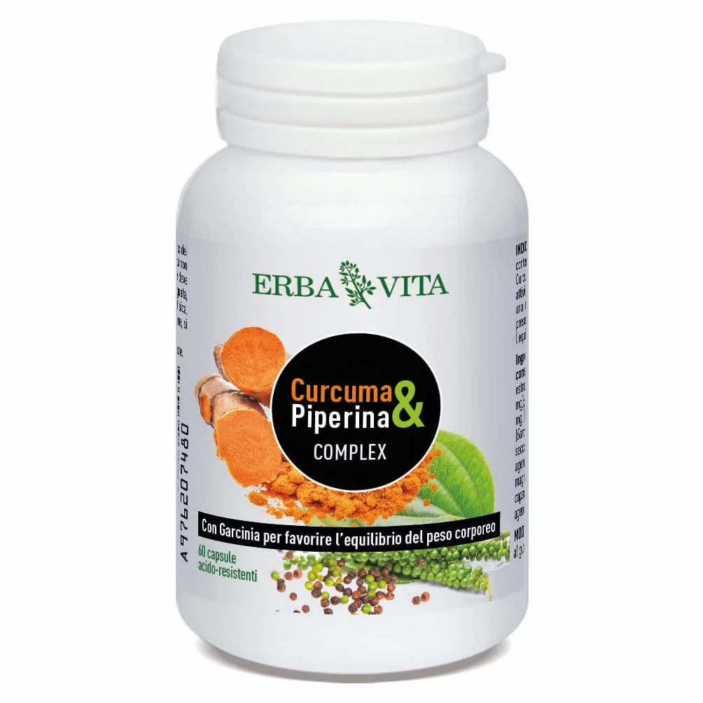 Erba Vita Curcuma e Piperina Complex