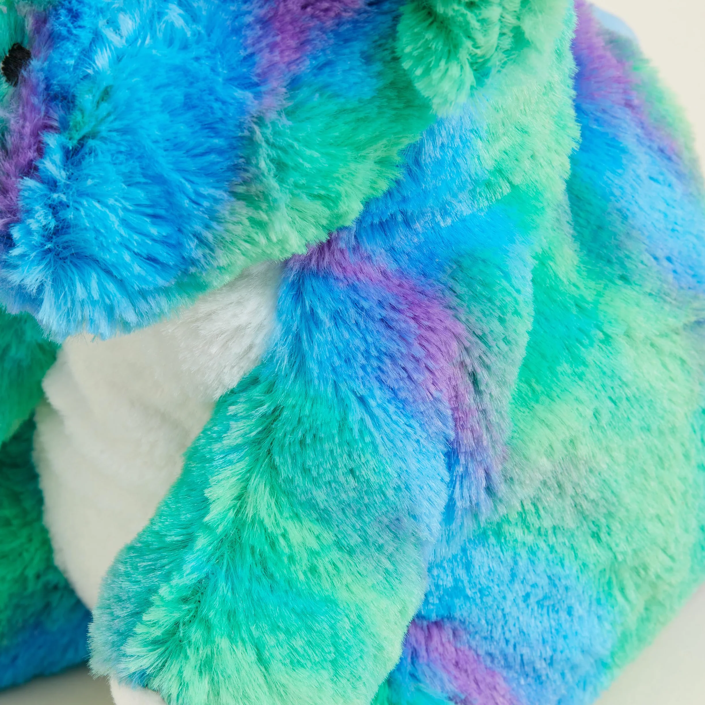 Warmies Peluche Arcobaleno Drago Pesato Utilizzabile nel Microonde con Profumo di Lavanda Francese, Borsa di Grano Caldo o Freddo per un Fresco Rilassamento e un Caldo Sollievo
