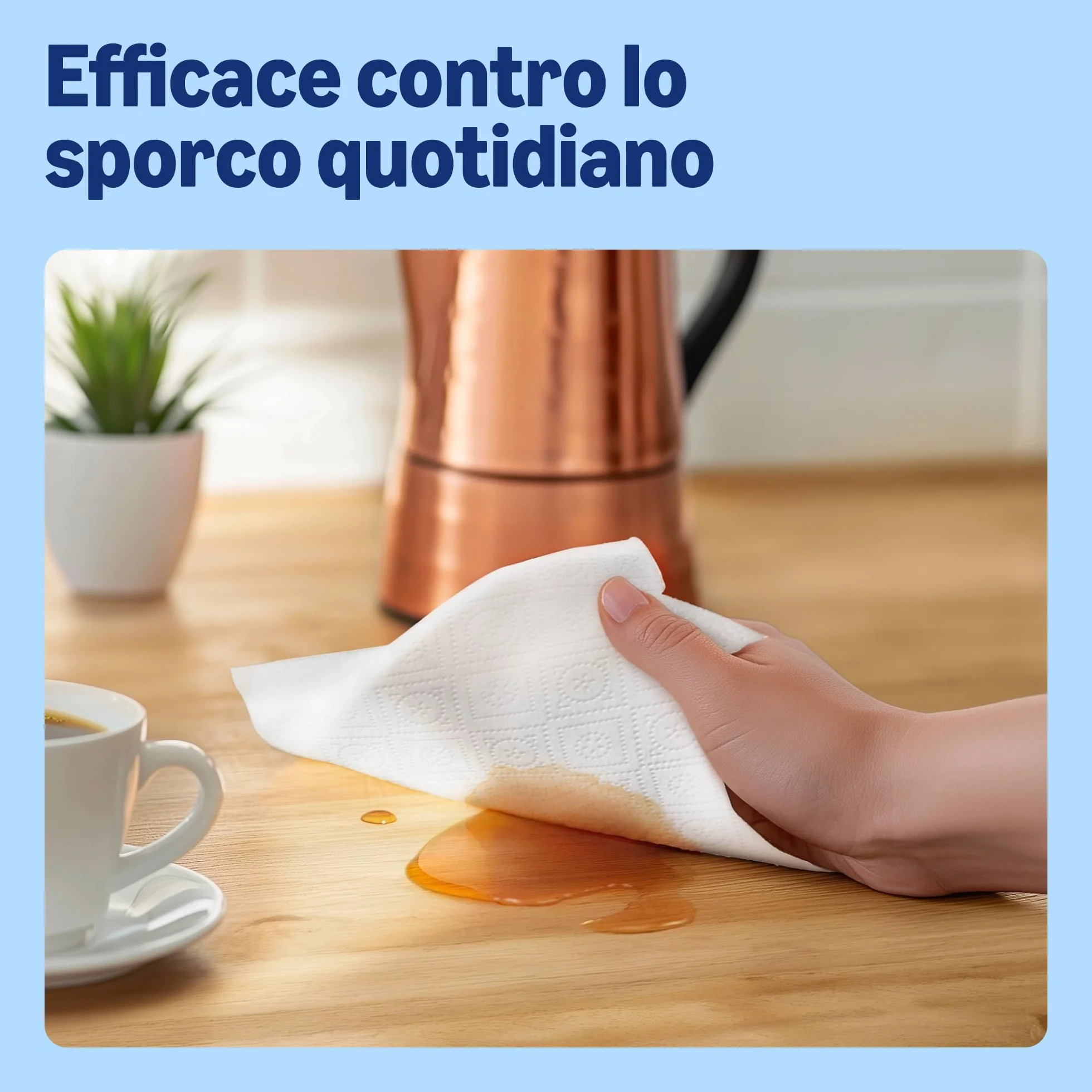 Amazon Carta da Cucina Super Assorbente 3 Veli 3 Rotoli 80 Fogli Certificata FSC