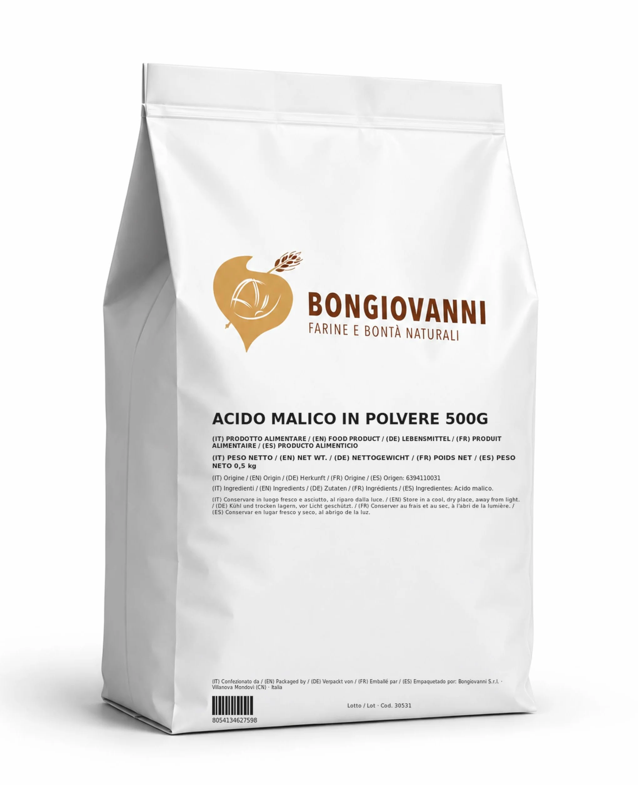 Acido Malico in Polvere 500g