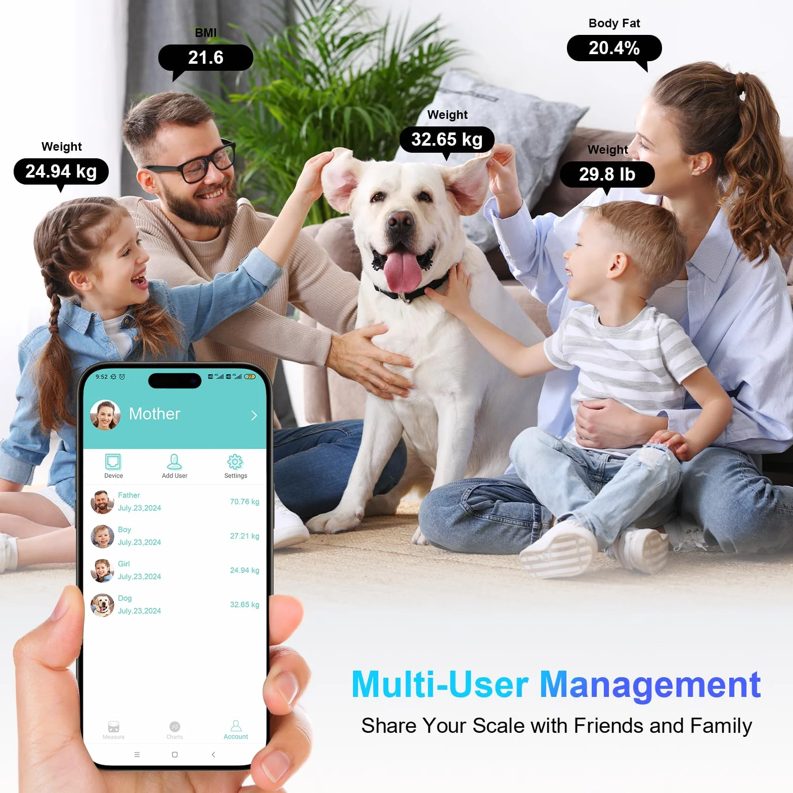 Healthkeep Bilancia Impedenzimetro Bluetooth alta precisione 13 indicatori per Android iOS Max 180kg 28x28 cm