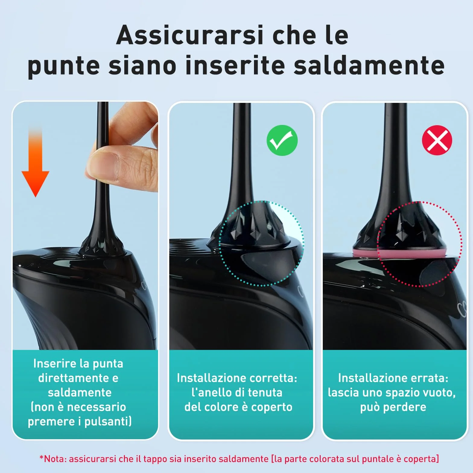 COSLUS C30 Idropulsore Dentale Portatile: 300ml Irrigatore Orale Senza Fili, 4 Modalità Idropulsore Dentale, Vincitore del Test 30 Giorni, Facile da Usare, IPX7 Impermeabile, Nero