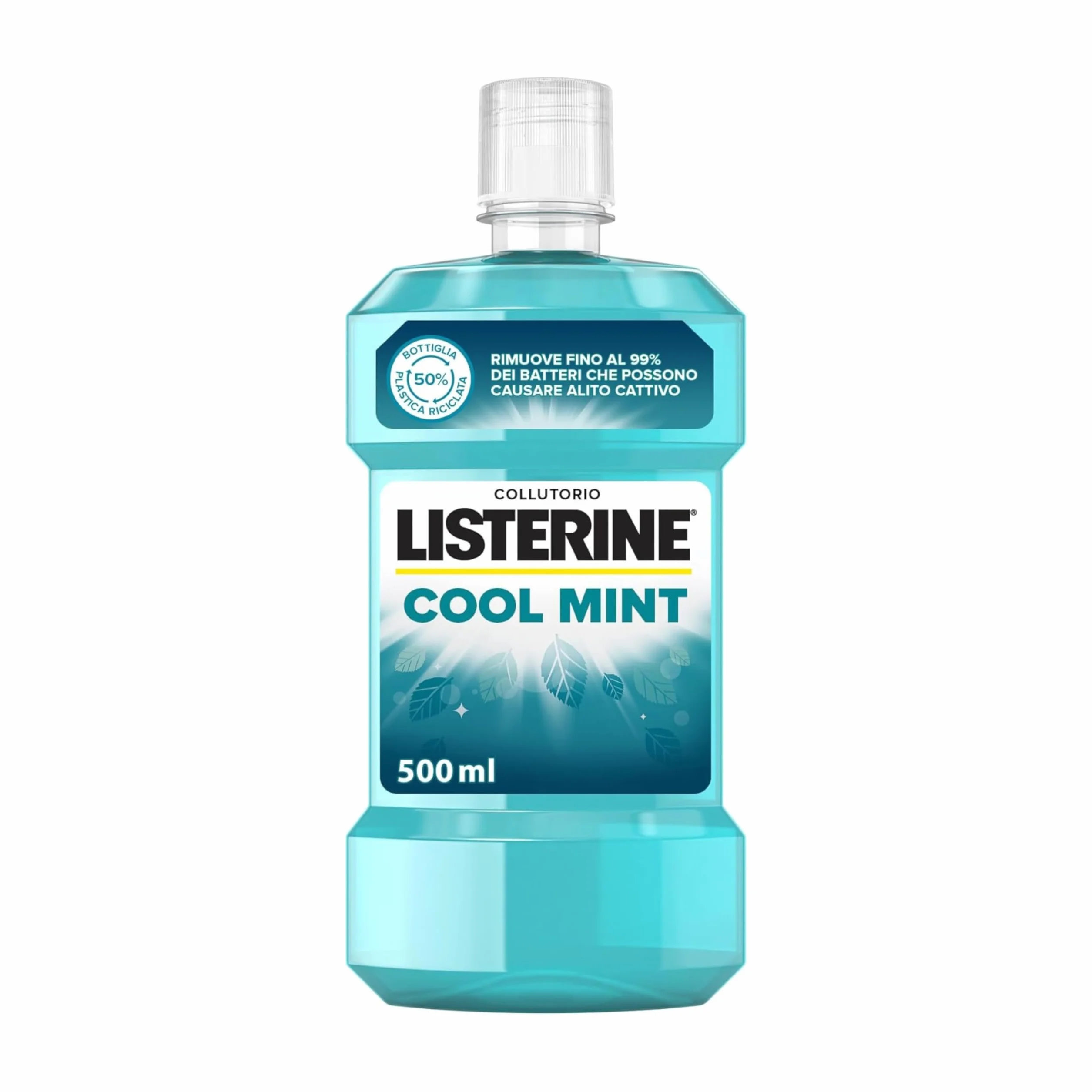 LISTERINE Cool Mint Collutorio Antibatterico Menta 500 ml