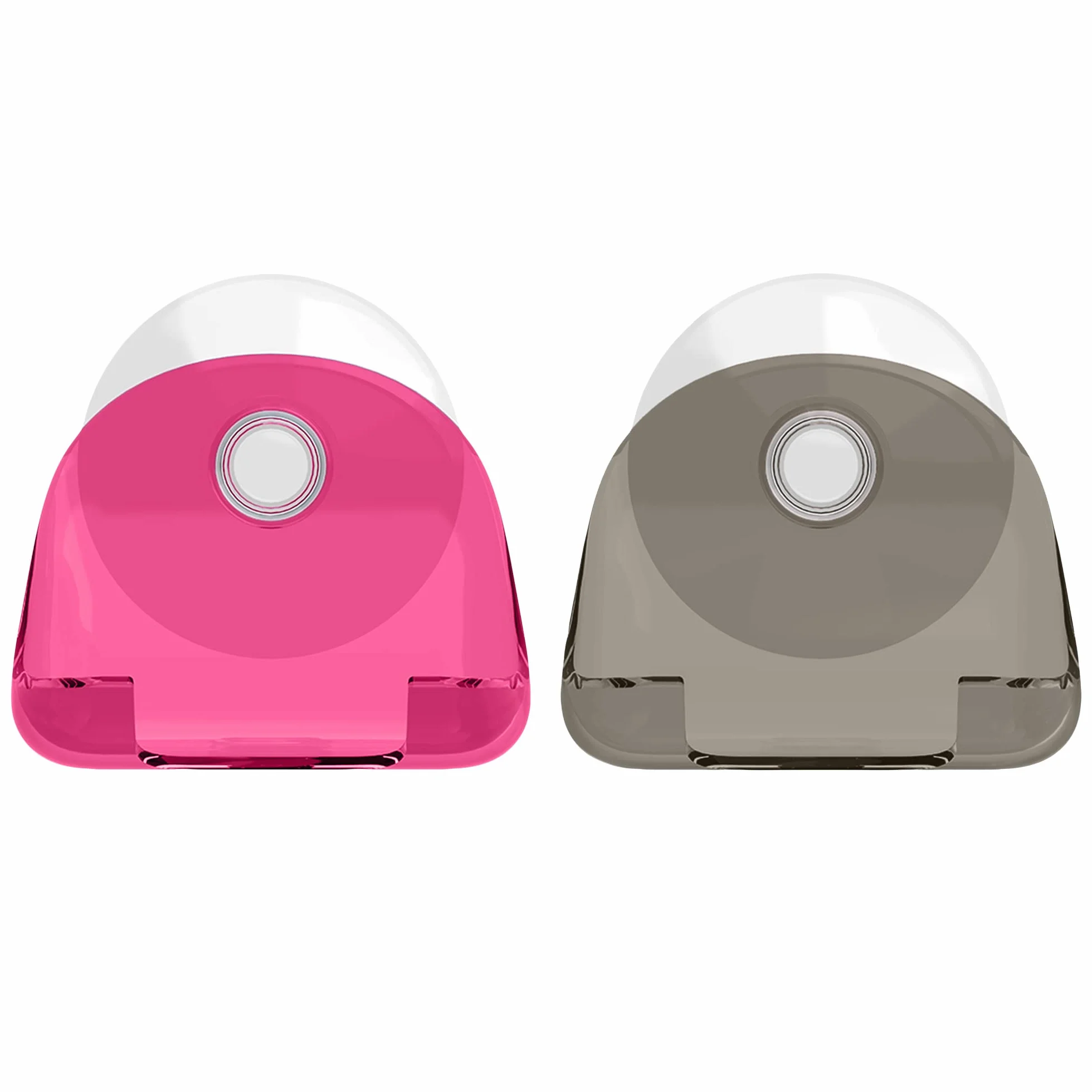 kwmobile Porta Rasoio a Ventosa - 2X Supporto Porta Lametta Universale da Parete - Organizer Universale Bagno per rasoi Gancio da Appendere - No Trapano