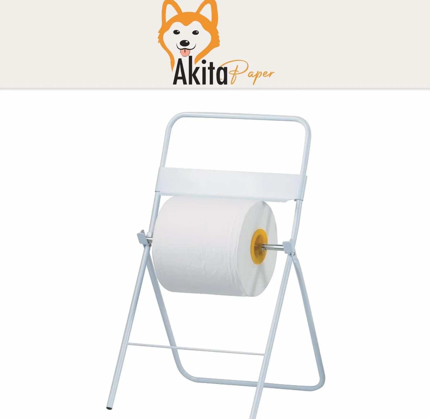 Akitaink Carta Asciugatutto Extra Resistente 2kg 6400 Strappi 2 Veli Pura Cellulosa Bobina Cucina Made in Italy