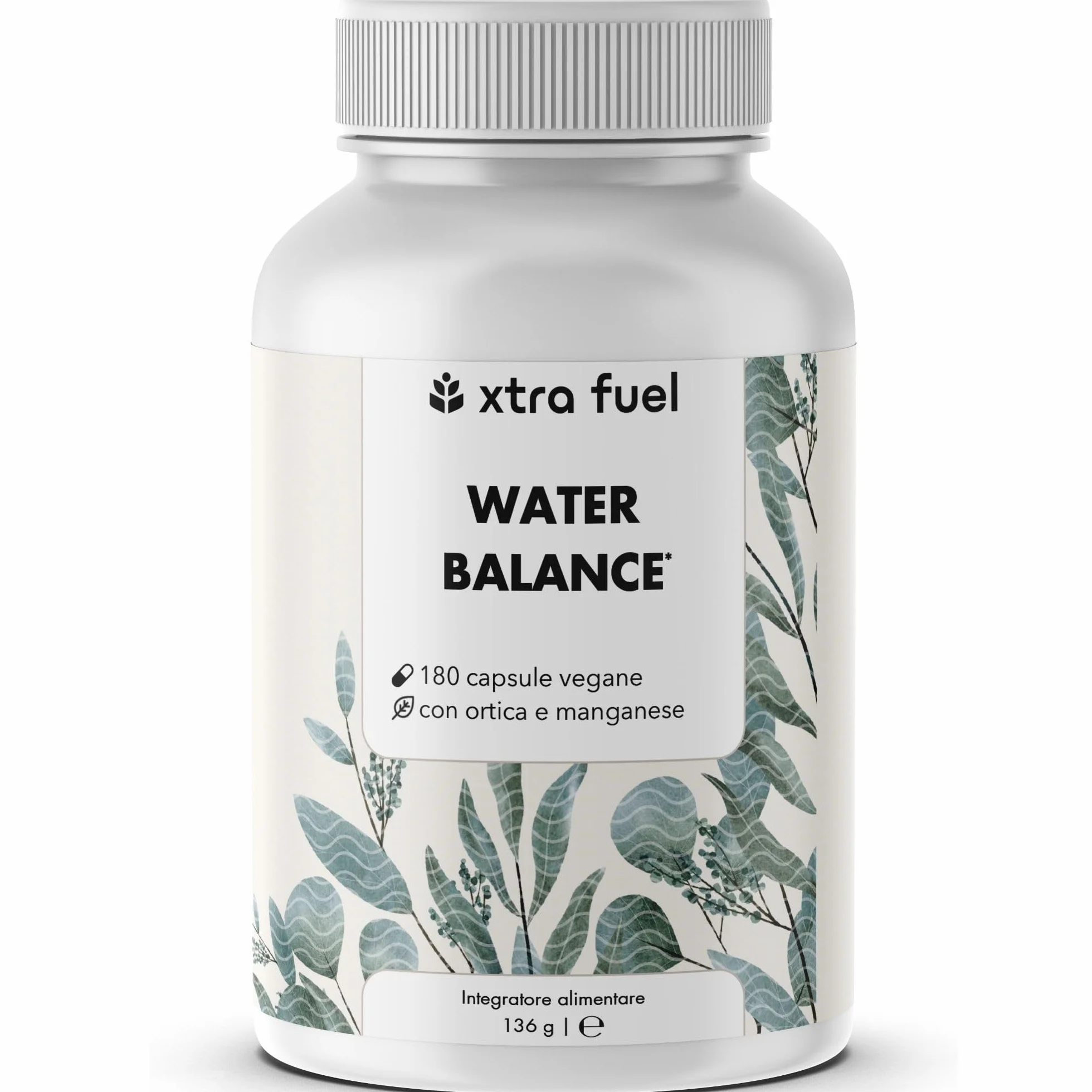 Complesso Water Balance 180 compresse vegane ortica foglie di vite rossa ippocastano magnesio manganese