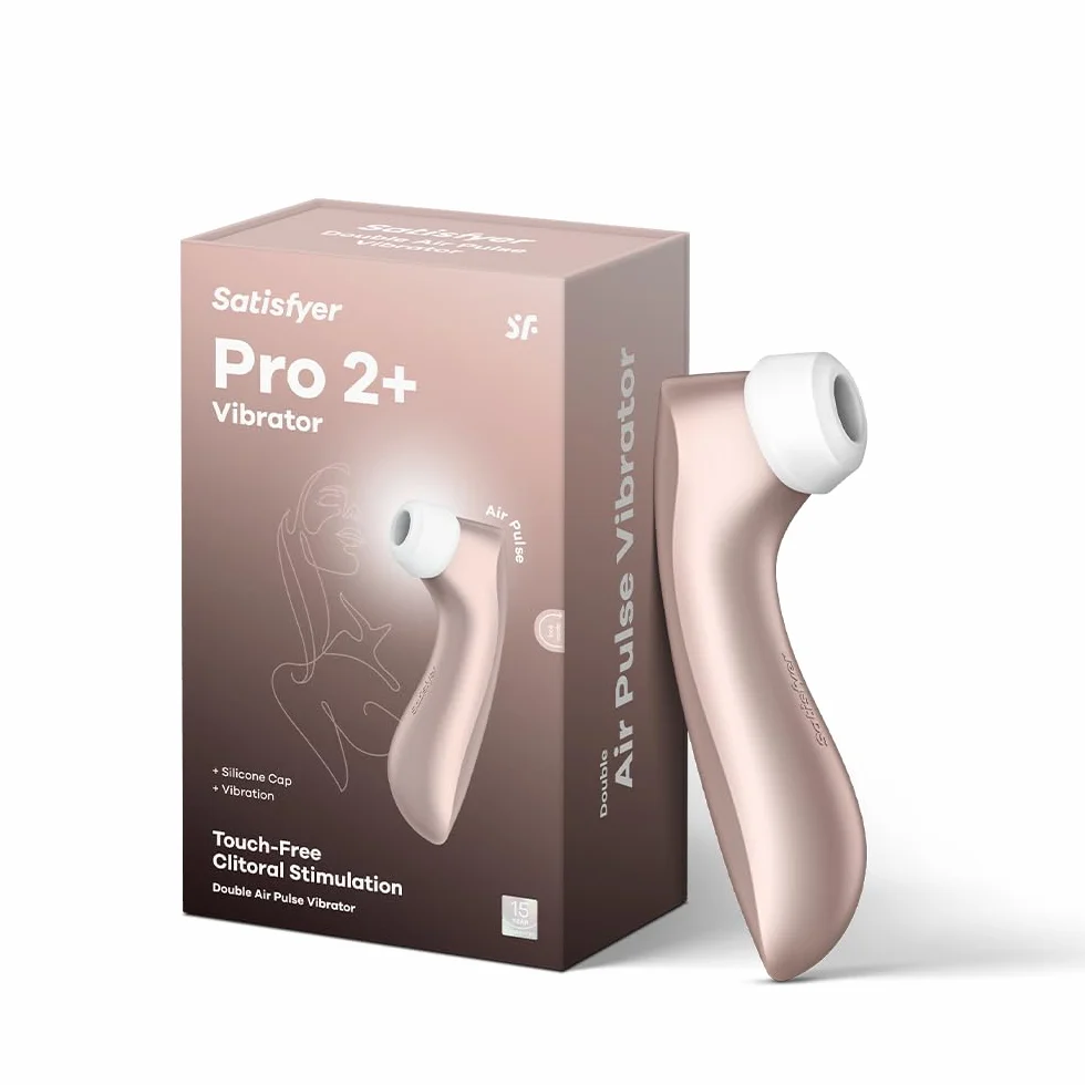 Satisfyer Pro 2 Plus Vibratore per Donna Professionale | Stimolazione Clitoridea silenziosa e potente con Tecnologia Liquid-Air | Vibratore con Vibrazione e Push | Sex Toys