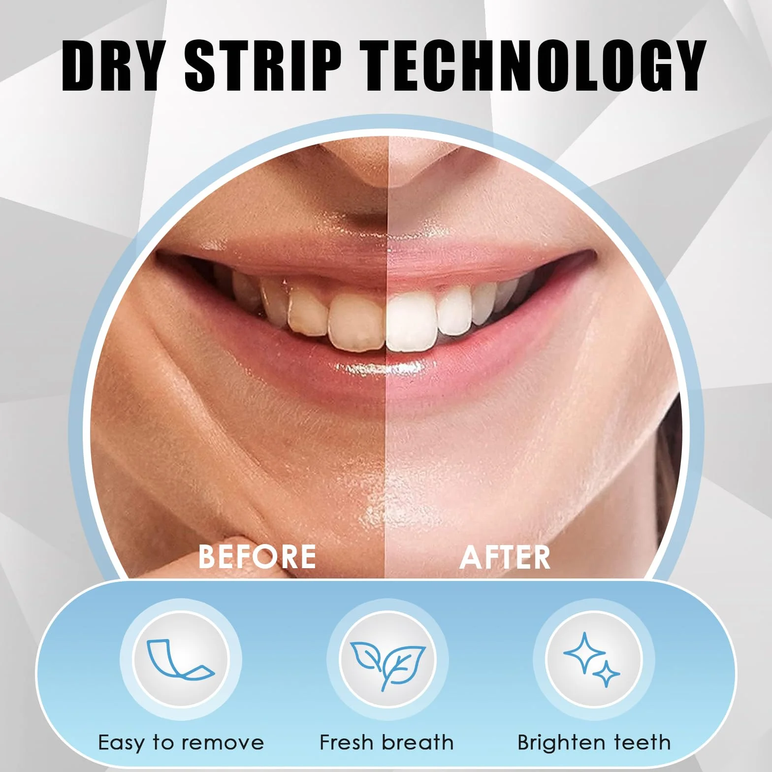 Kit Sbiancamento Dentale 28 Strisce Sbiancanti Denti Rapid White con Strumento