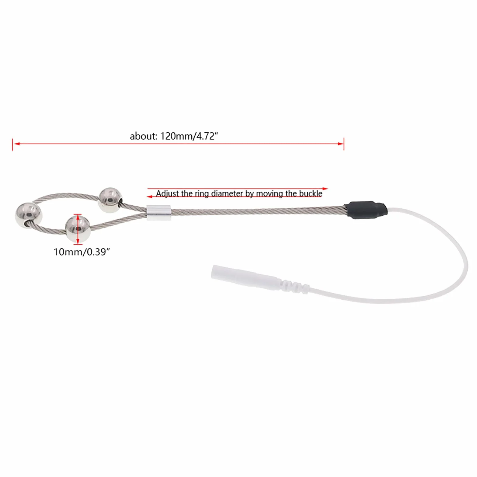 Plug Uretrale Elettrostimolante Con Anello Fallico Regolabile Dilatatore Vuoto Acciaio Inossidabile Giocattolo BDSM Uomo E Stim