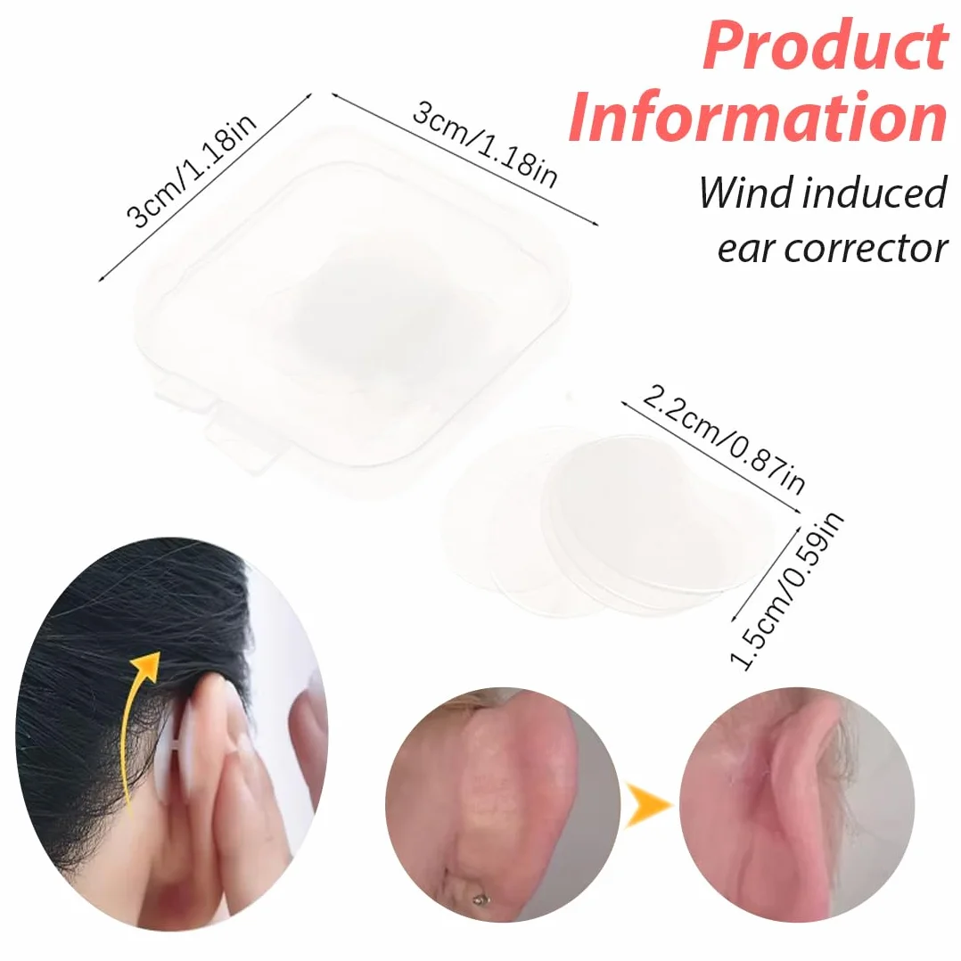 GXGM 6 Pcs Correttore Orecchie a Sventola,Cerotti Orecchie a Sventola Neonati,Adatto per Migliorare l'orecchio del Vento,Comodo e Invisibile,Facile da Usare,Adatto per Adulti e Bambini
