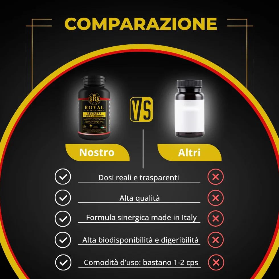 Royal Nutraceutici Integratore Prostata Uomo Tribulus Terrestris Maca Peruviana Vitamina C Zinco 120 Capsule