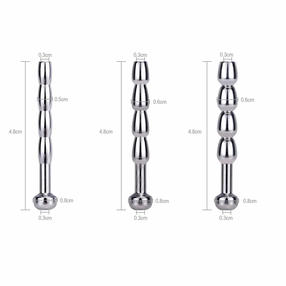 Roluck acciaio inox dilatatori uretrali set metallo catetere pene plug stimolazione uretrale