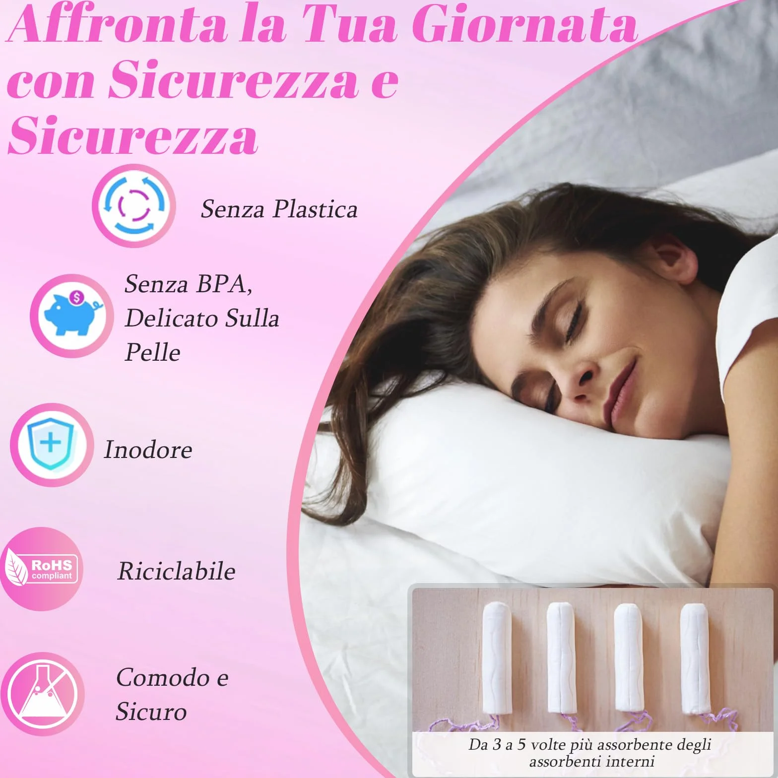 Robofun Disco mestruale, 2 pezzi (S+L) - Coppa mestruale riutilizzabile in silicone medico 100% per tutte le correnti, senza pericolo per lo sport e il nuoto -Bianco&Viola