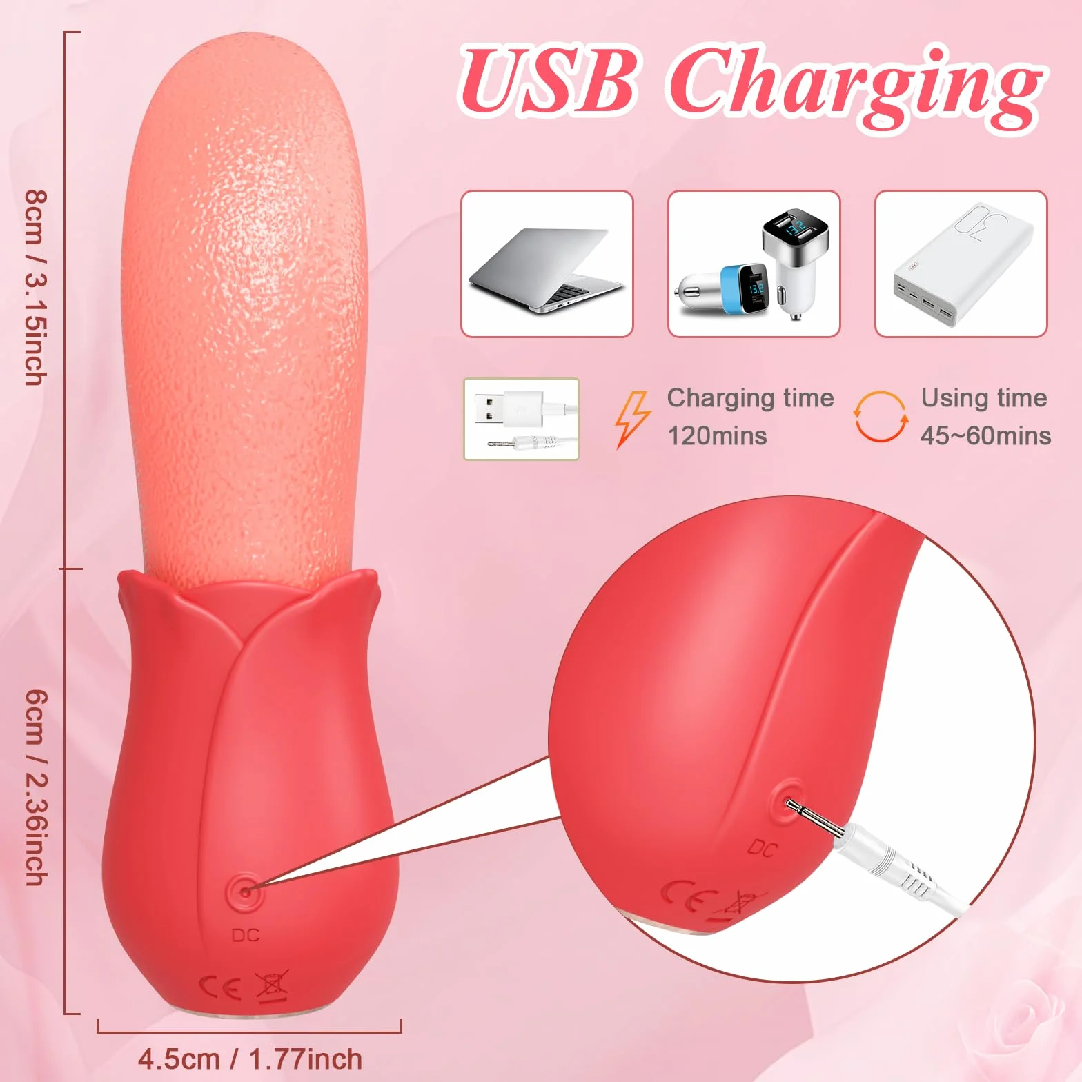 Giocattoli Sessuali Per Donne, Vibratori Realistici Per Leccare La Lingua Per Capezzoli, Vibratore Per Capezzoli Con 10 Vibrazioni, Sex Toys Per Adulti Per Coppie Di Donne