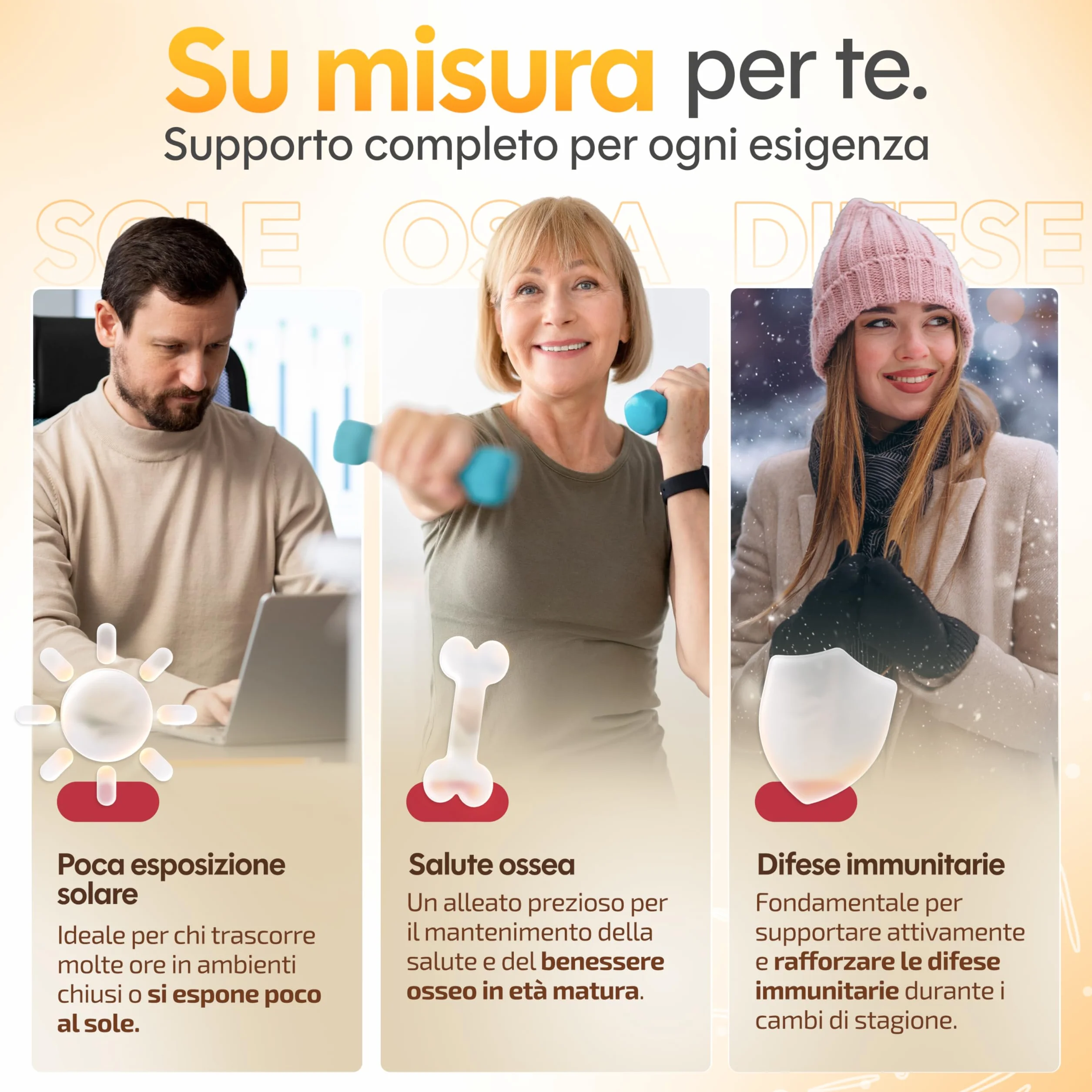 PREZZOLANCIO Vitamina D3 2000 UI – MAXI Formato 500 Micro-Compresse, Integratore di Vitamina D Colecalciferolo Pura Alto Dosaggio, Supporto per il Sistema Immunitario, Ossa e Muscoli,Facile da Assumer