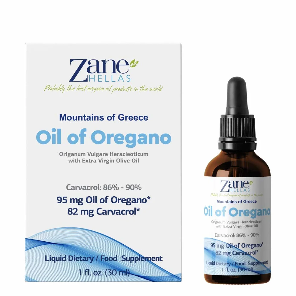 Olio di Origano Puro Greco 50% Carvacrolo 86% 30ml
