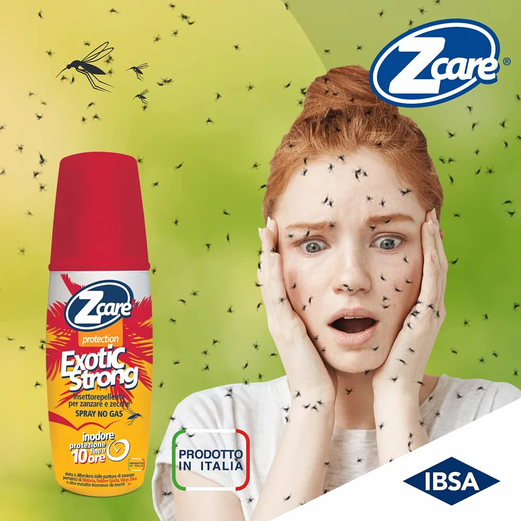 ZCare Protection Repellente Zanzare 50% DEET 100ml Spray Antizanzare