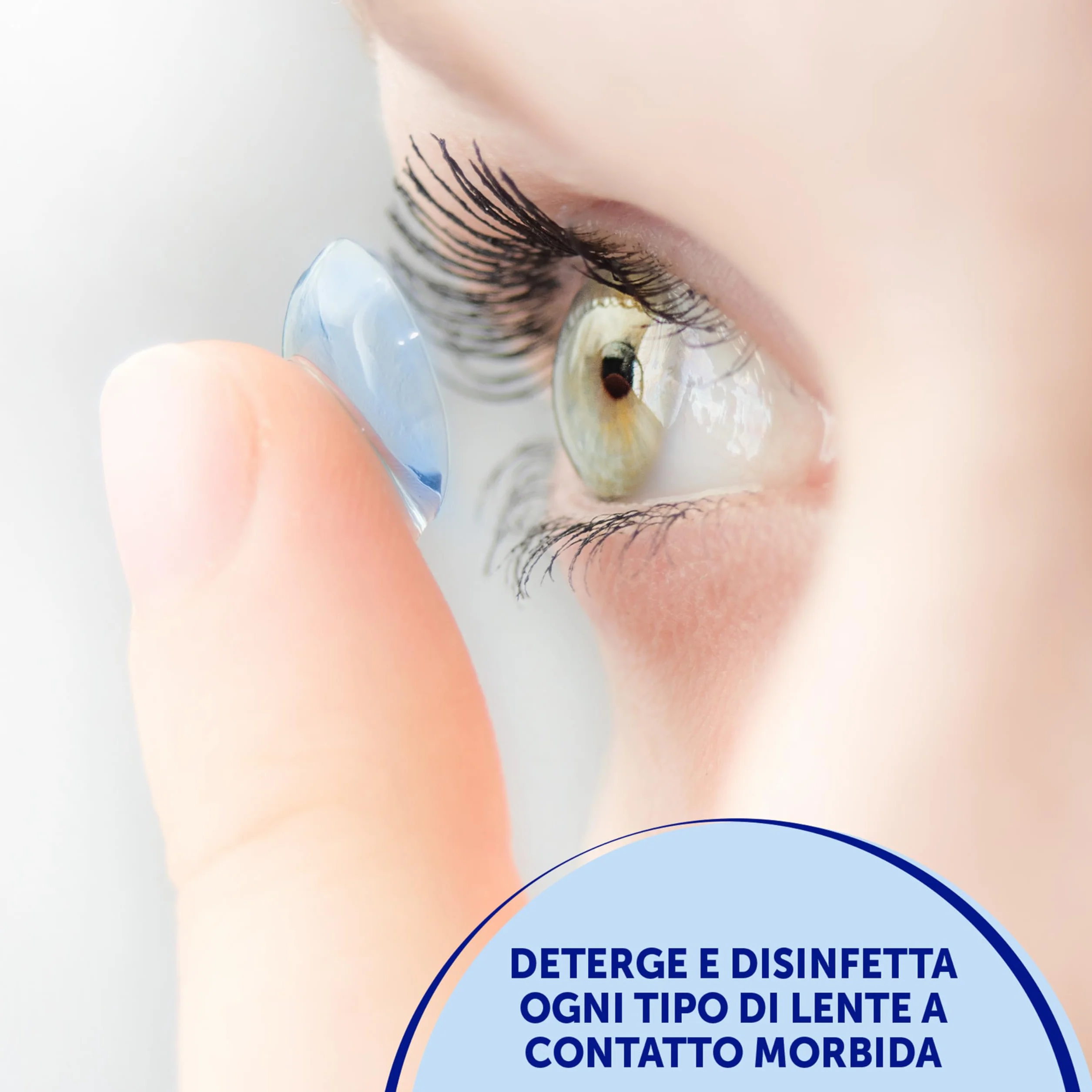 CARE for you, Soluzione Unica Plus - Liquido Lenti a Contatto Morbide, Idrata e Lubrifica, Soluzione Salina per Lenti, Deterge e Disinfetta, 360 ml