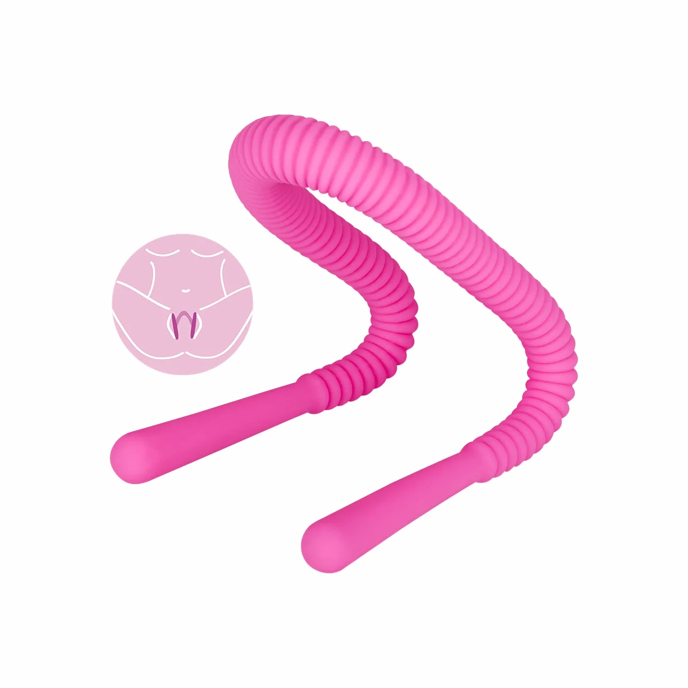 Dilatatore per labbra in silicone Look at Me, regolabile, rosa
