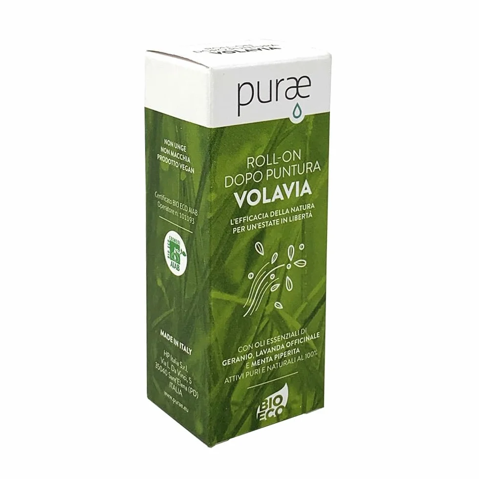 PURAE VOLAVIA ROLLER BIOLOGICO CON OLI ESSENZIALI PURI 15 ML NASOTERAPIA