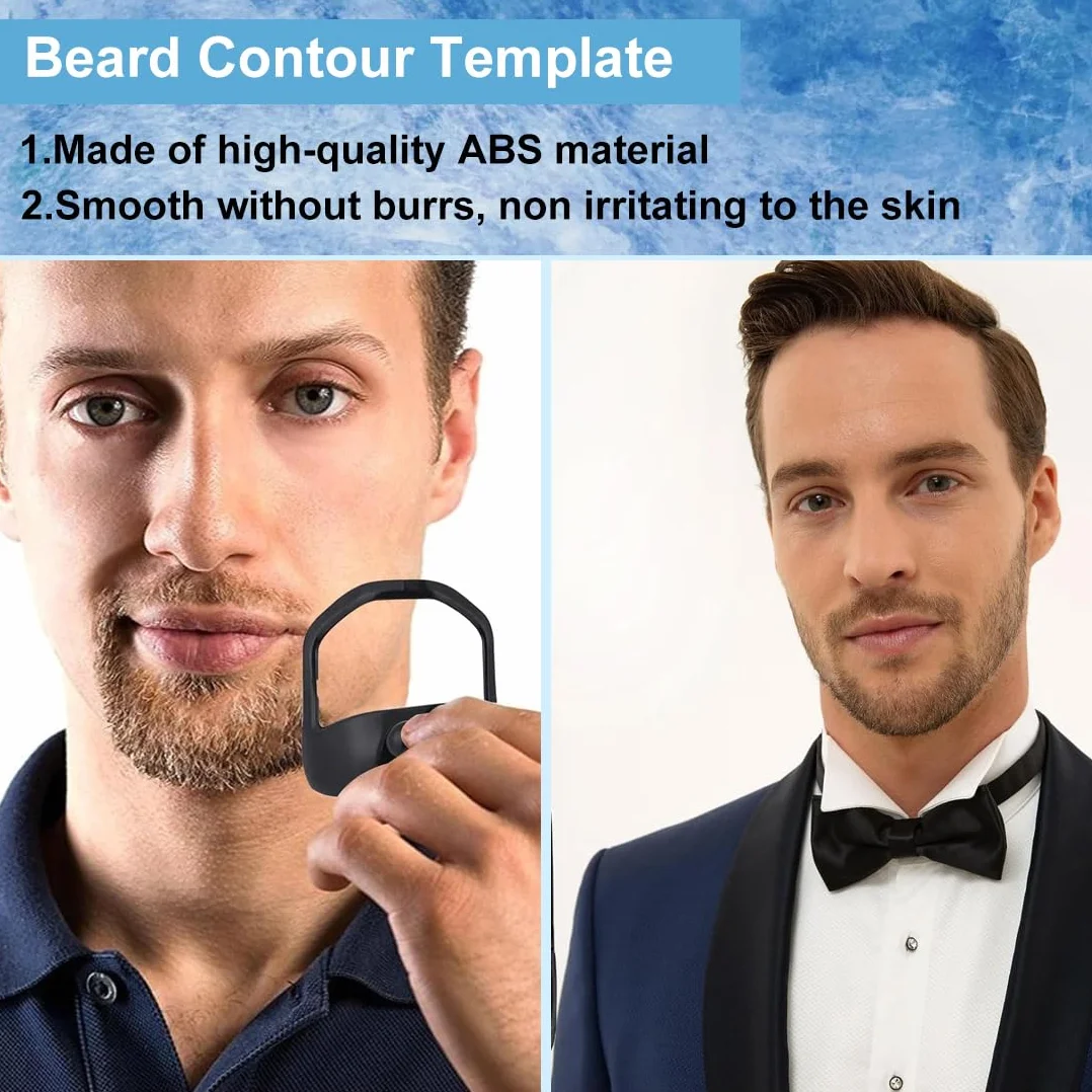Pettini per barba e baffi da uomo 5pc Modelli per Styling Barba