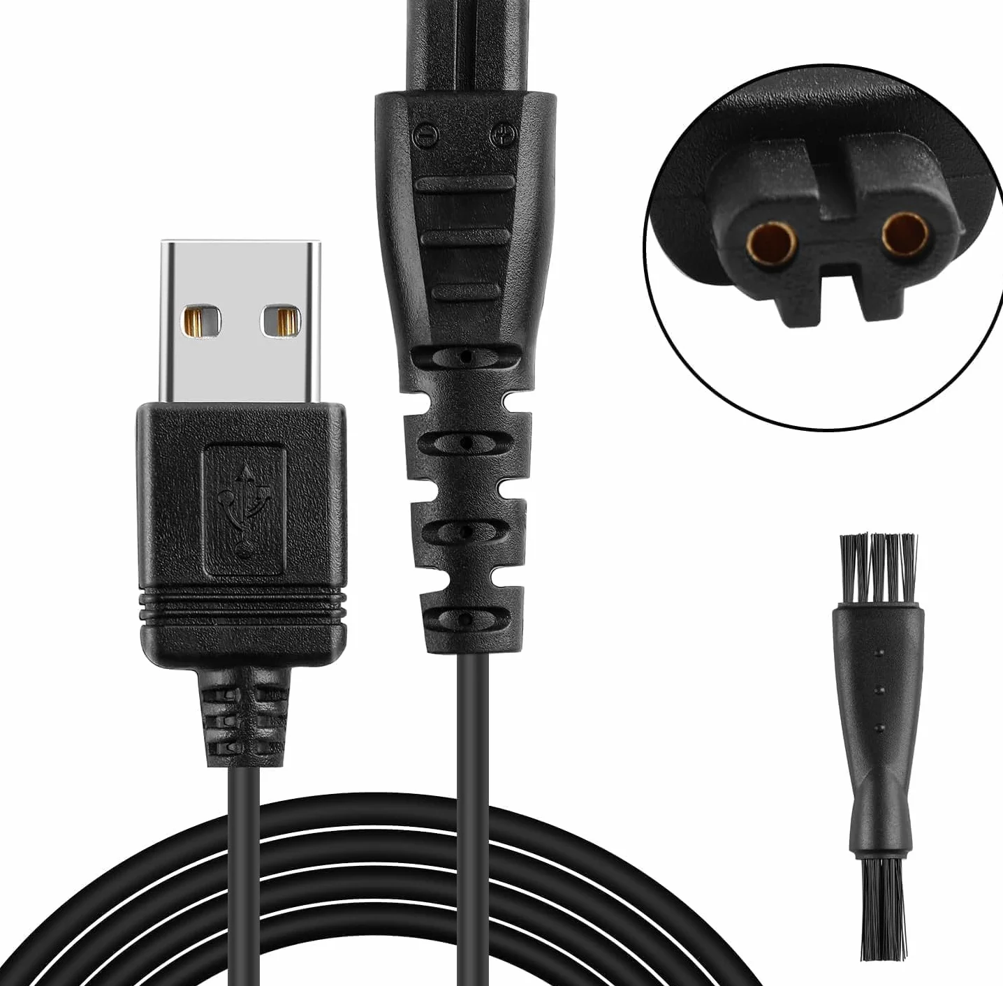 Cavo caricabatterie 5V USB per rasoio Remington HC4250 HC4255 F3 PF7500 MB4200 MB4130 XR1330 XR1350 XR1400 XR1470