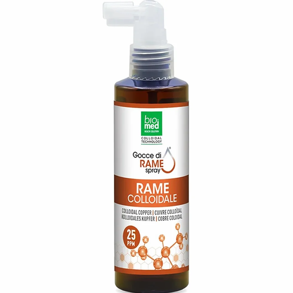 gocce di rame colloidale da 20ppm