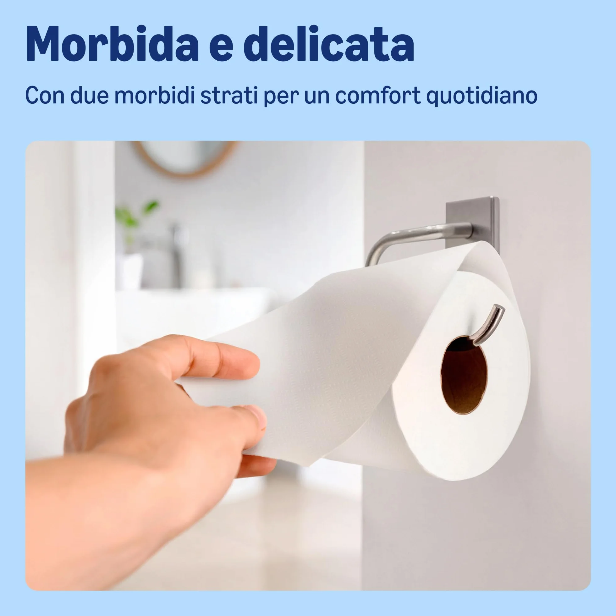 Carta igienica maxi rotolo 2 veli trapuntata morbida 4 rotoli 500 strappi FSC