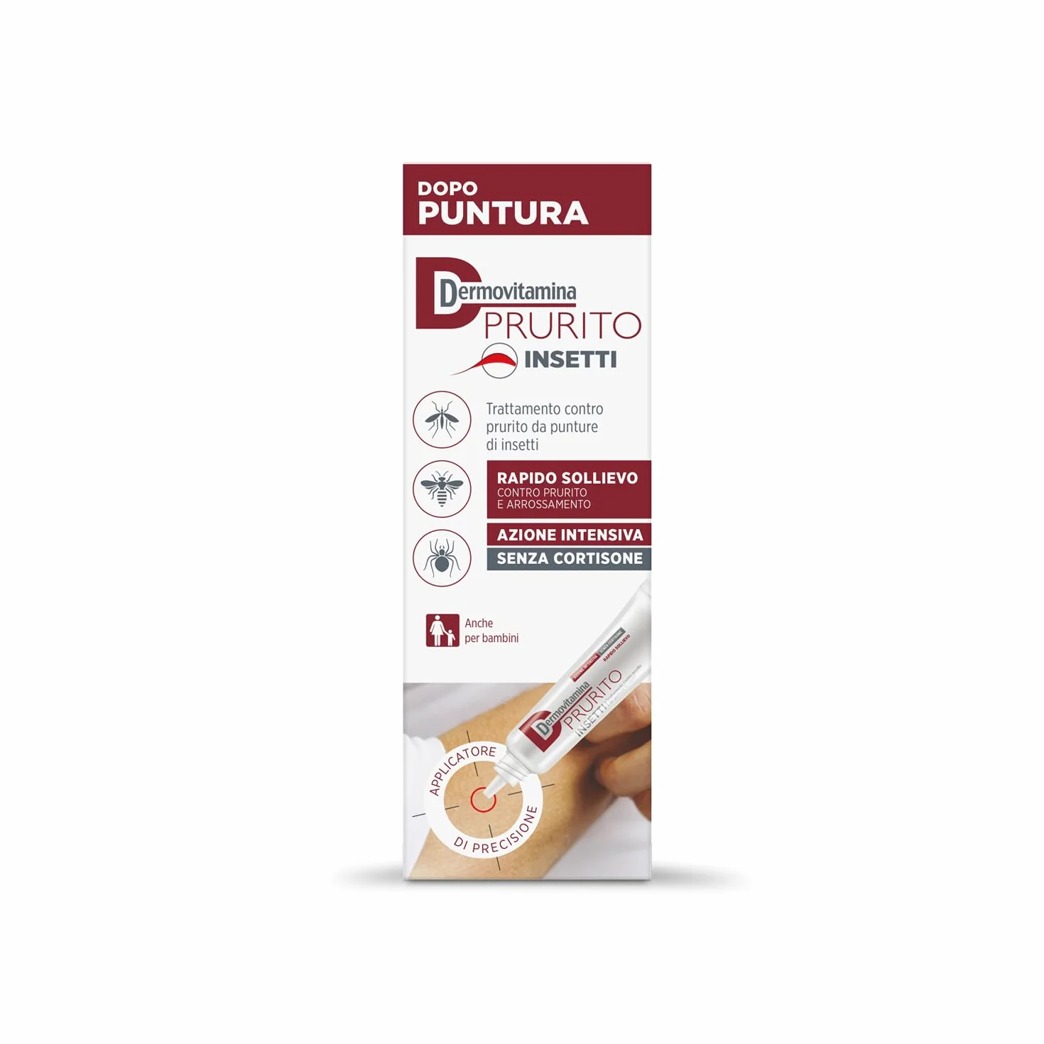 Dermovitamina Prurito Insetti Trattamento contro Prurito da Punture 15ml