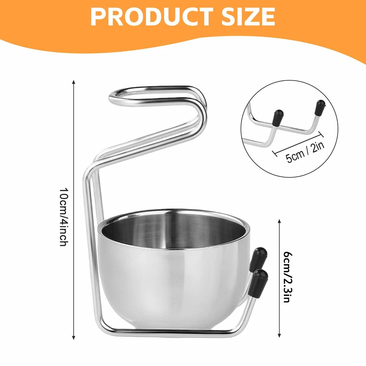 Supporto per pennello da barba con ciotola, in acciaio inox, supporto per pennello da barba, set per la pulizia del viso maschile (argento)