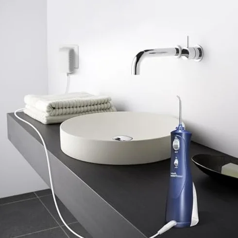 Caricatore a due pin per Waterpik Cordless Plus Water Flosser WP-450 WP-450W WP-450C WP-450EC