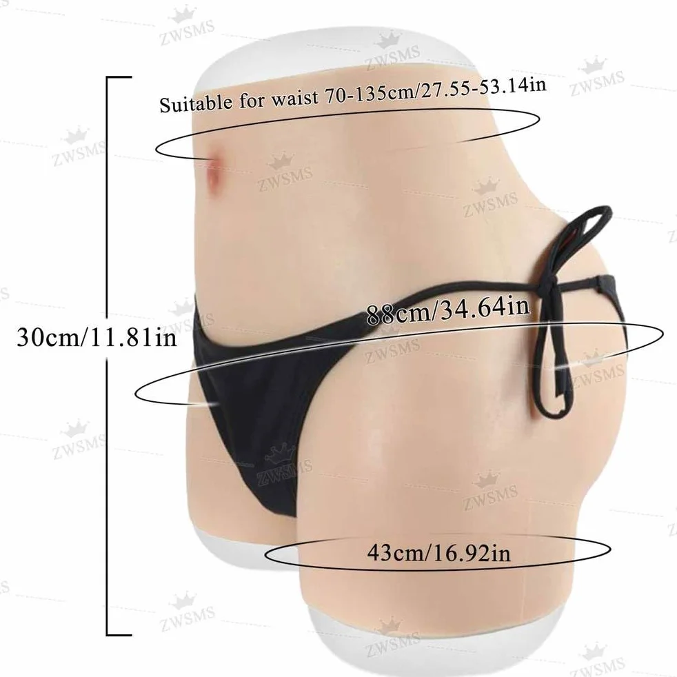 Pantaloni con Vagina Finta in Silicone per Crossdresser, Cosplay e Drag Queen