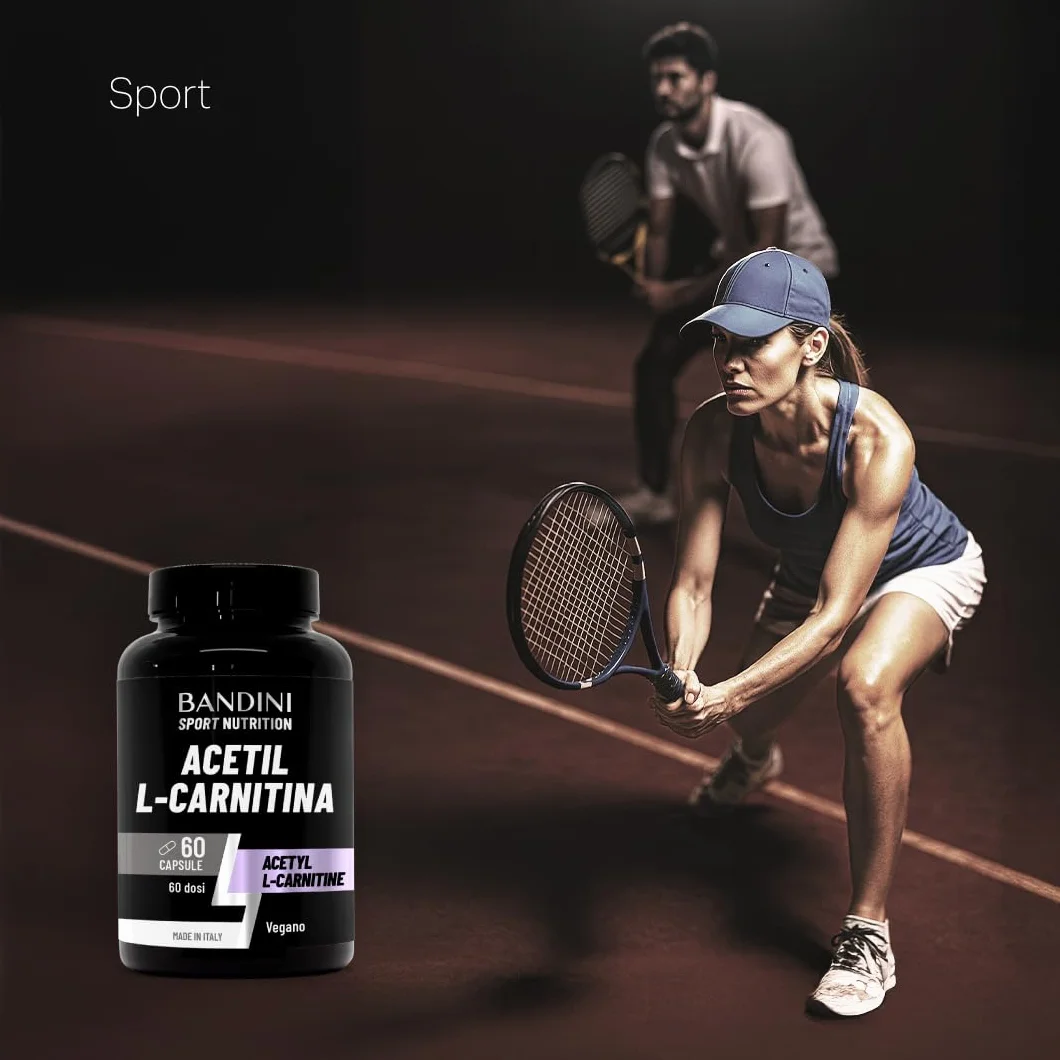 Bandini Acetil L-CARNITINA 1000 mg 60 kapsułek suplement dla sportowców