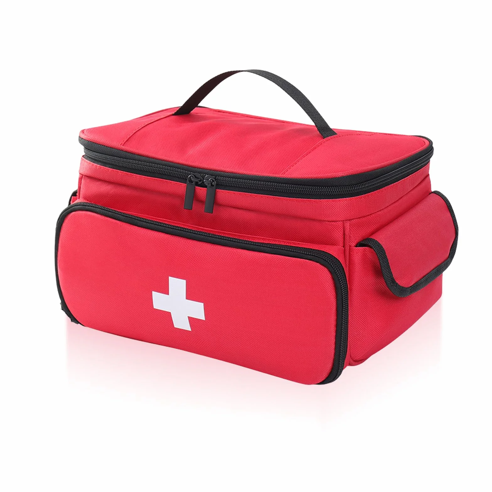 Borsa Pronto Soccorso Grande Capacità Impermeabile Porta Medicine da Viaggio Portatile Kit