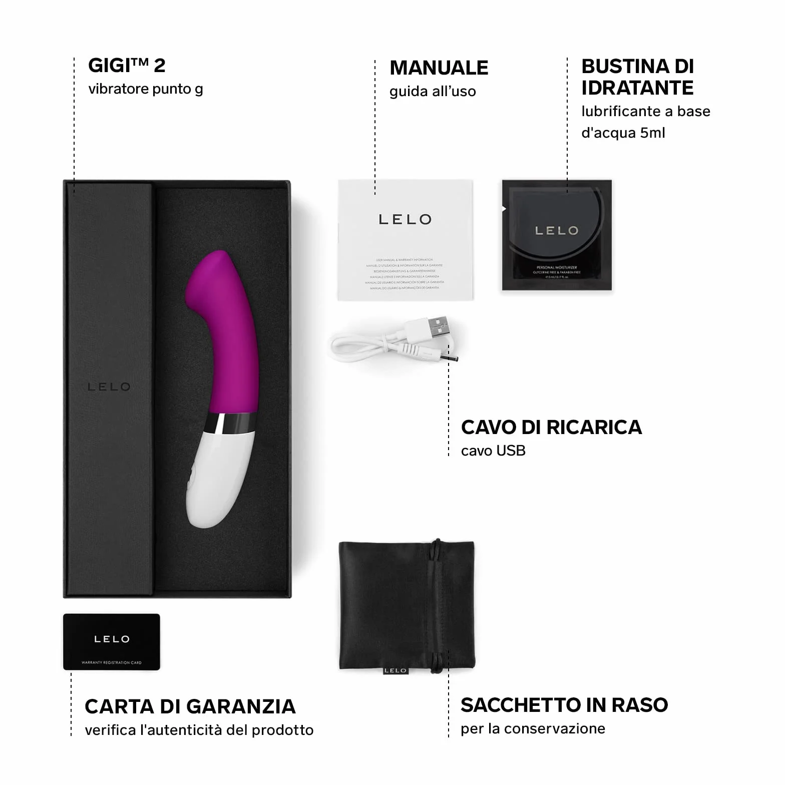LELO GIGI 2 Vibratore per Donne Massaggiatore Personale Potente, Silenzioso e Curvo per un Piacere da Togliere il Fiato, Sex Toys per Donne, Vibratori Femminili, Sex Toy per Lei, Deep Rose