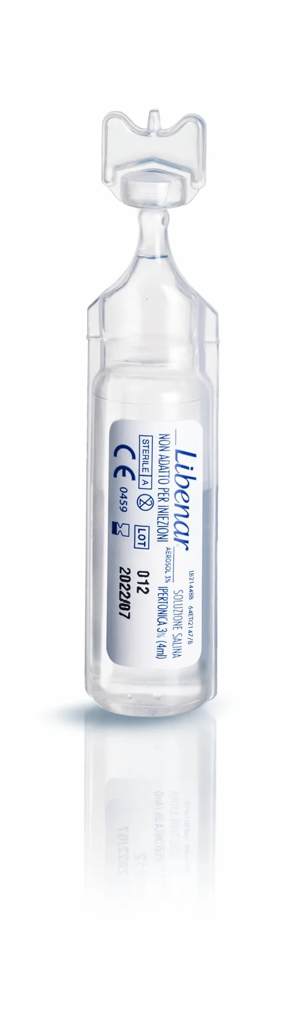 Libenar Fiale Aerosol Ipertoniche 3% per Inalazione, 18 Fiale da 4 ml