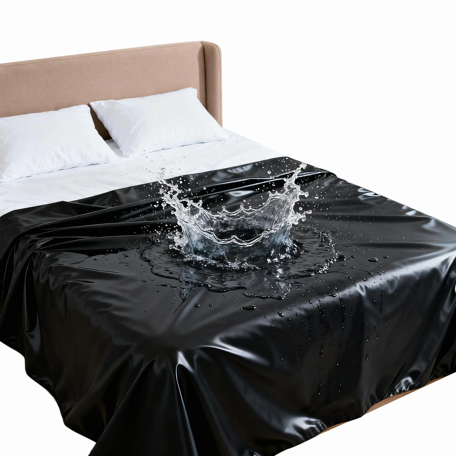 Set di 2 lenzuola impermeabili in PVC 210 x 200 cm