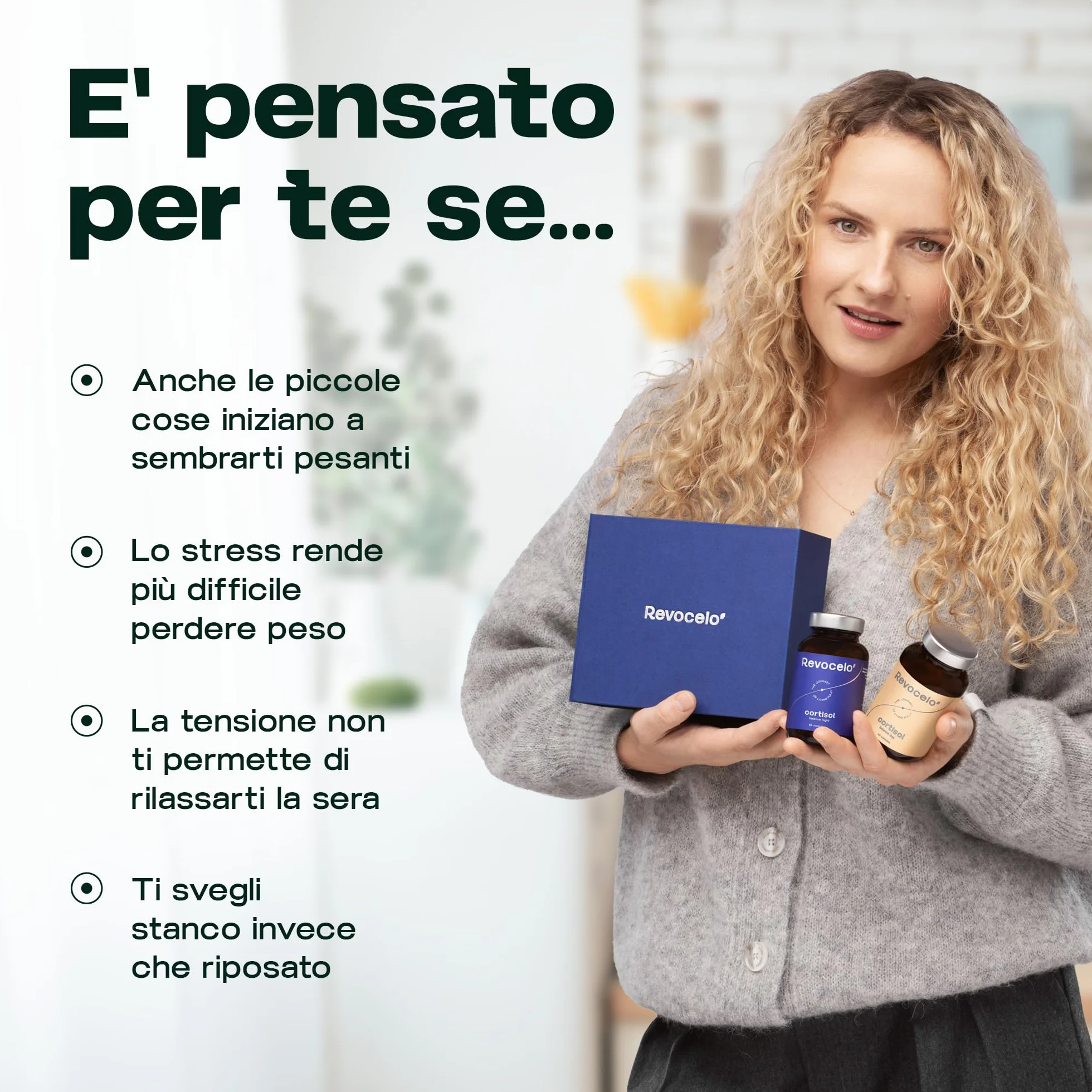 Regolazione del Cortisolo Giorno e Notte - Sistema a 2 fasi per resilienza e calma - Formula anti-stress con KSM-66® Ashwagandha, L-teanina e 6+ adattogeni – Testato in laboratorio,120 capsule, UE