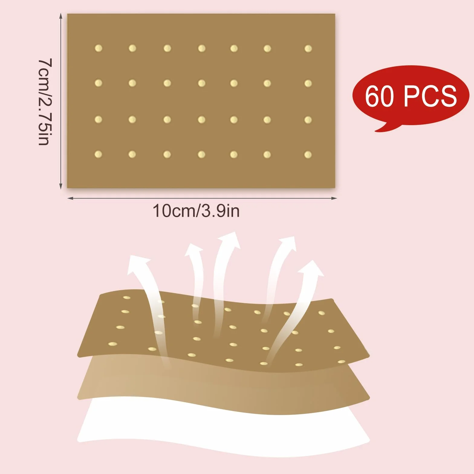 60 toppe tigre, cerotti per alleviare il dolore, toppe calde per collo e spalle, sollievo dal dolore per spalla, Patch per dolore caldo per ginocchio, cerotti per alleviare il dolore al ginocchio