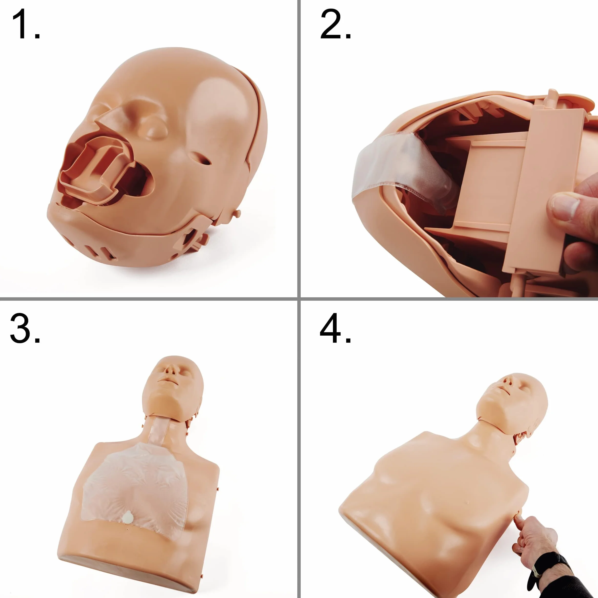 Pulox Practi-Man Advance Bambola di rianimazione da allenamento con impugnatura Esmarch